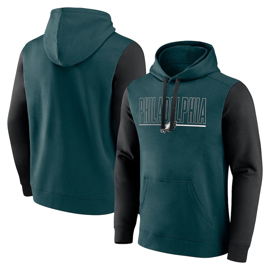 Men Philadelphia Eagles green NFL 2024 hoodie->detroit lions->NFL Jersey